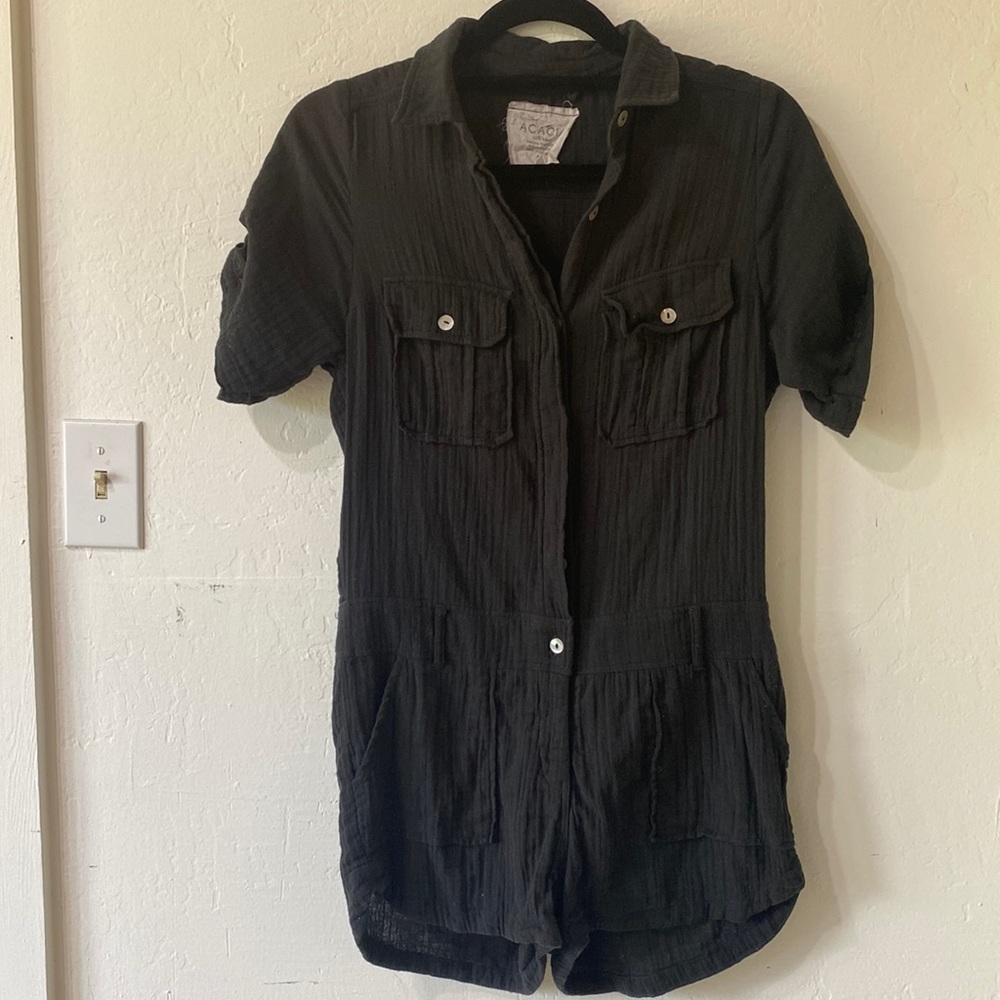 Acacia swimwear black romper